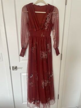 chinese dress ladies Baltic Born Womens Greta Pleated Maxi Dress | Cream Multi Floral